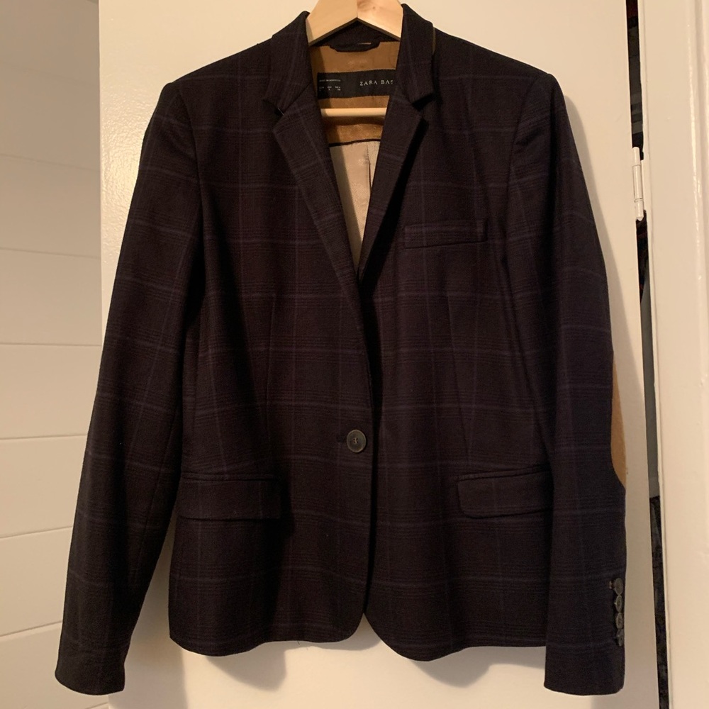 Zara blazer with elbow patch detail - Size L